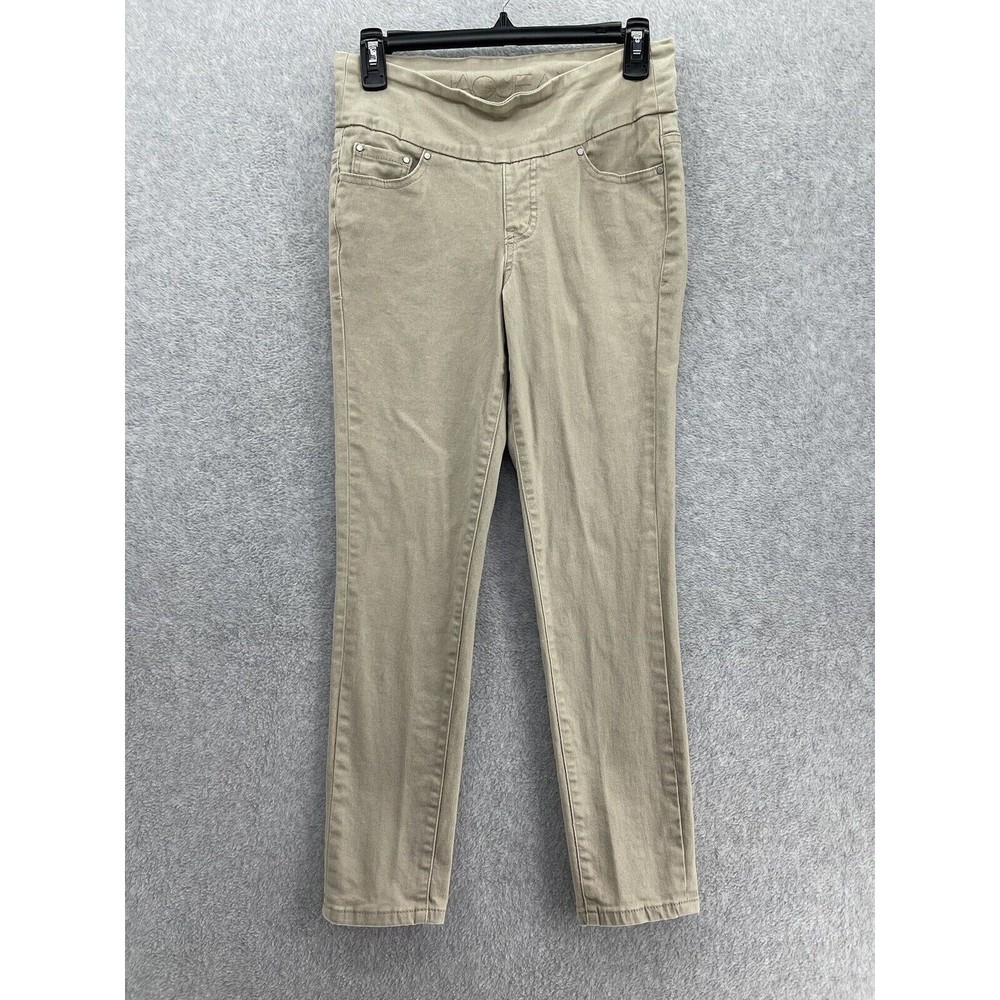 Jag Women's Pull On Jeans Tan Brown Size 2 Slim Fit Western Cotton